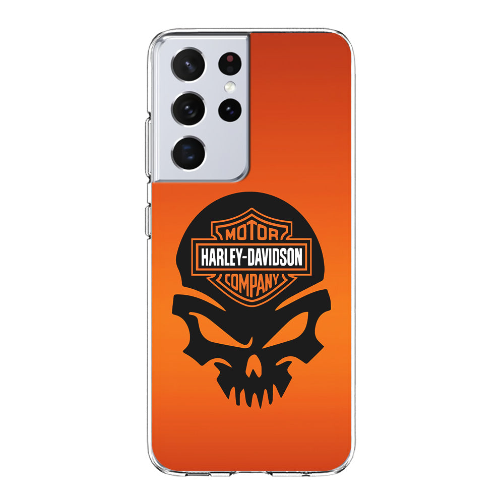 Harley Davidson Skull Logo Samsung Galaxy S21 Ultra Case