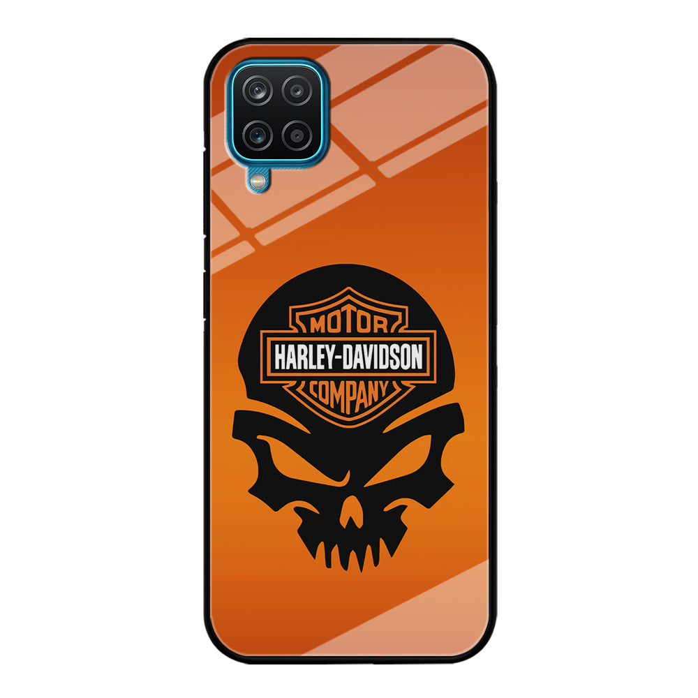 Harley Davidson Skull Logo Samsung Galaxy A12 Case