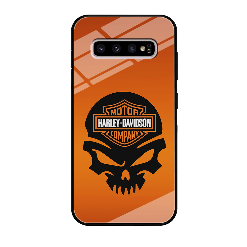 Harley Davidson Skull Logo Samsung Galaxy S10 Plus Case