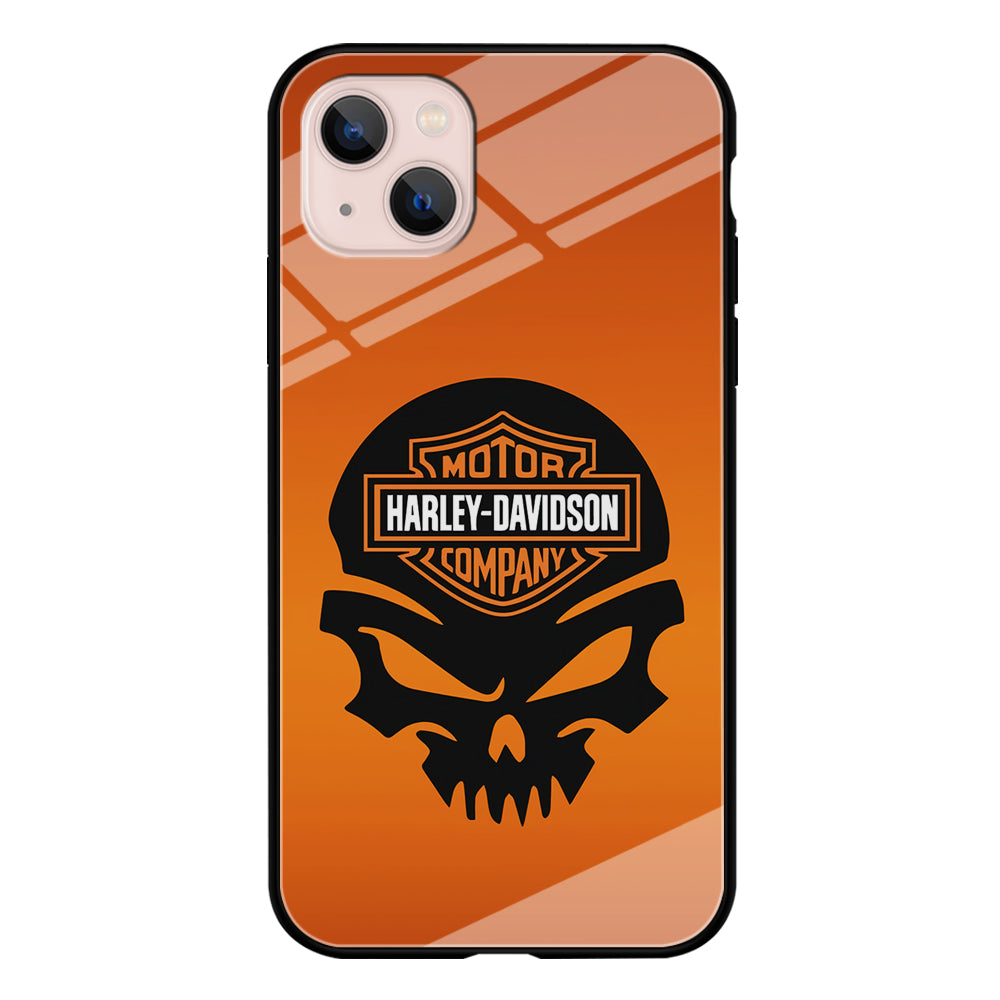 Harley Davidson Skull Logo iPhone 14 Plus Case