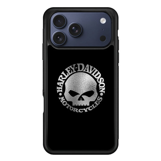 Harley Davidson Skull Silver iPhone 17 Pro Case - Altracase