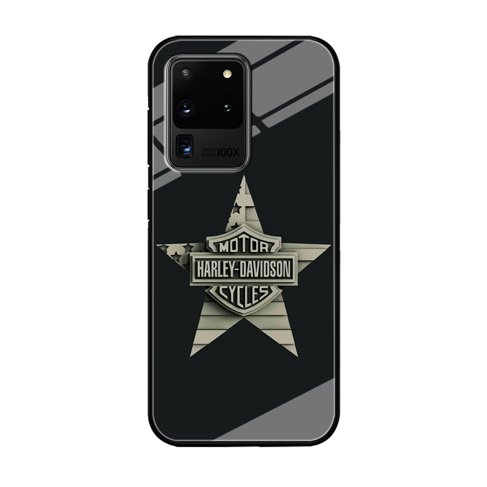 Harley Davidson Star Logo Samsung Galaxy S21 Ultra Case