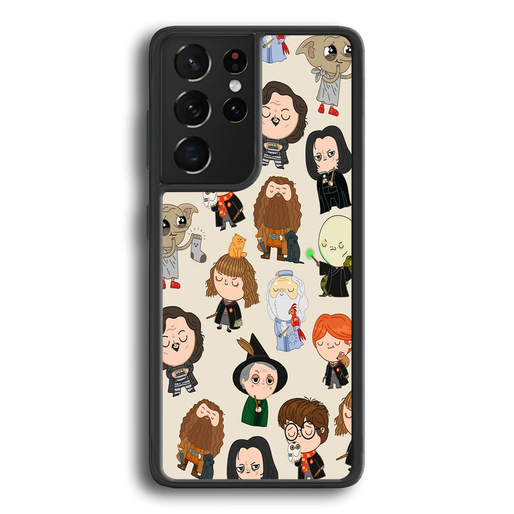 Harry Potter Cute Character Samsung Galaxy S24 Ultra Case