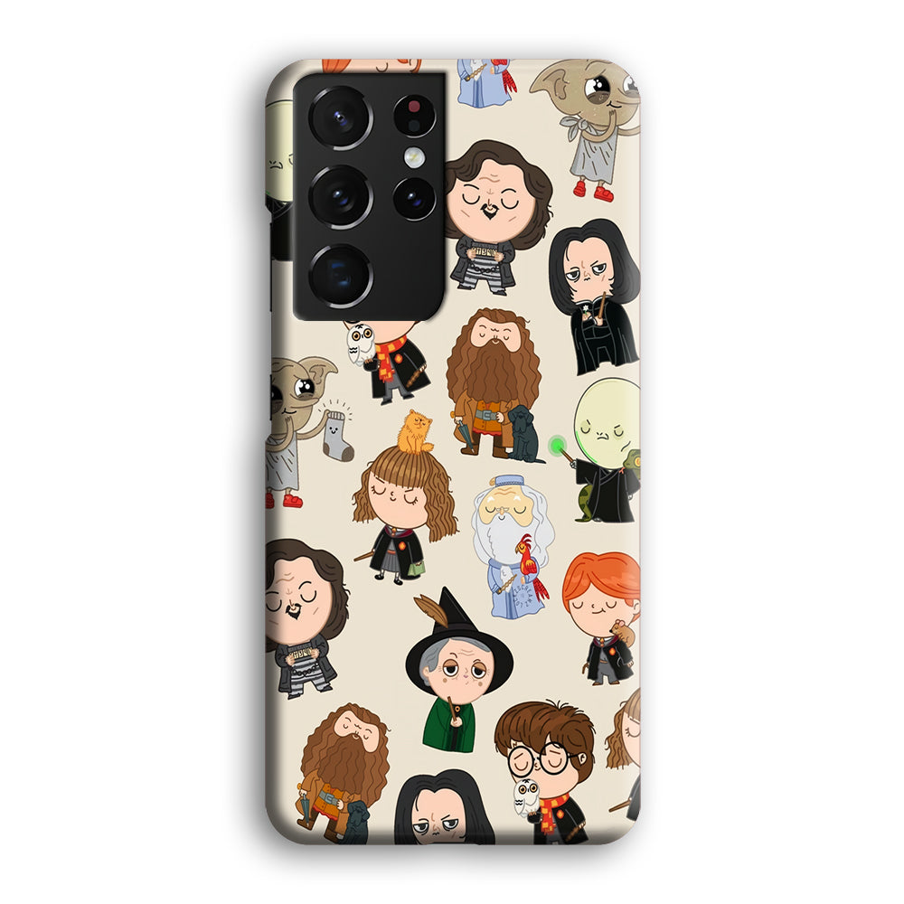 Harry Potter Cute Character Samsung Galaxy S21 Ultra Case