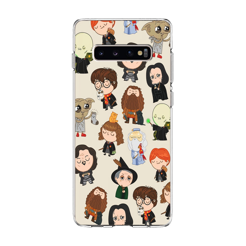 Harry Potter Cute Character Samsung Galaxy S10 Case