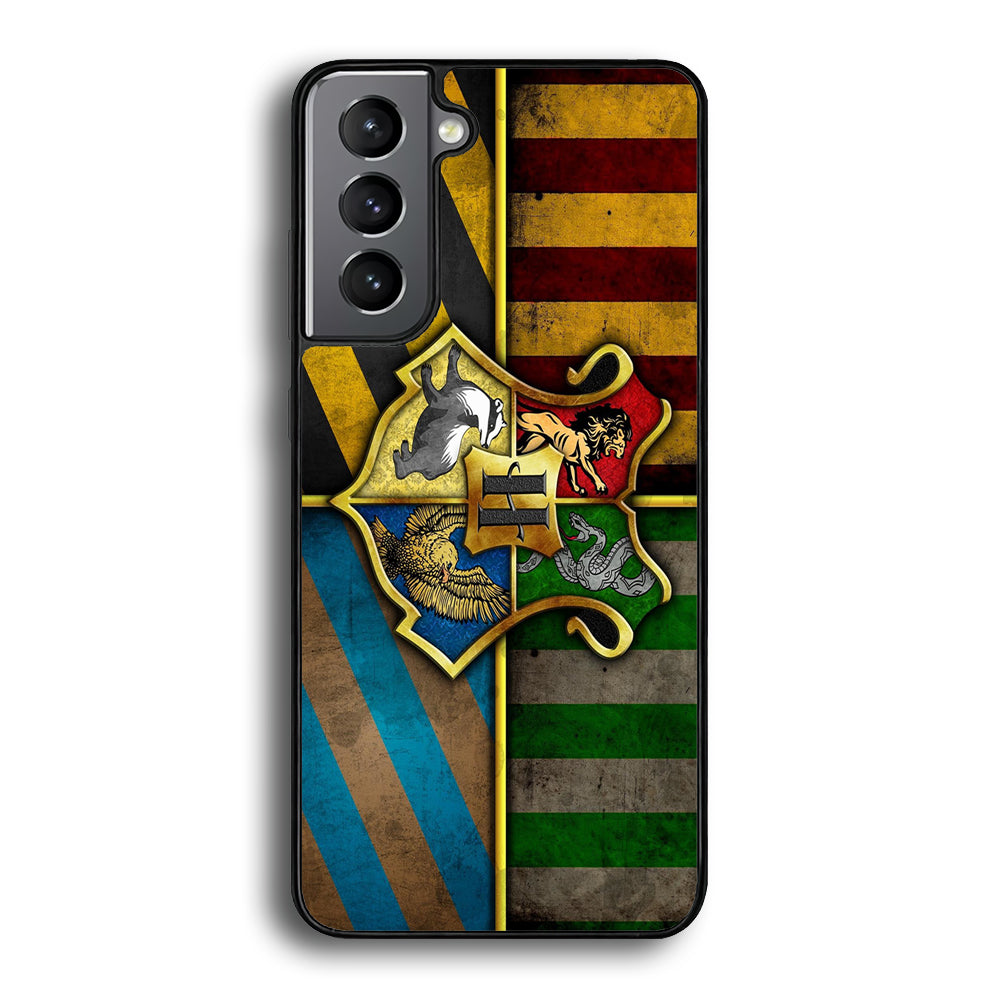 Harry Potter Hogwarts Symbol Flag Samsung Galaxy S24 Plus Case