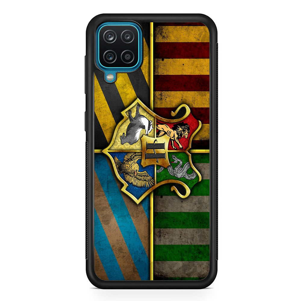 Harry Potter Hogwarts Symbol Flag Samsung Galaxy A12 Case