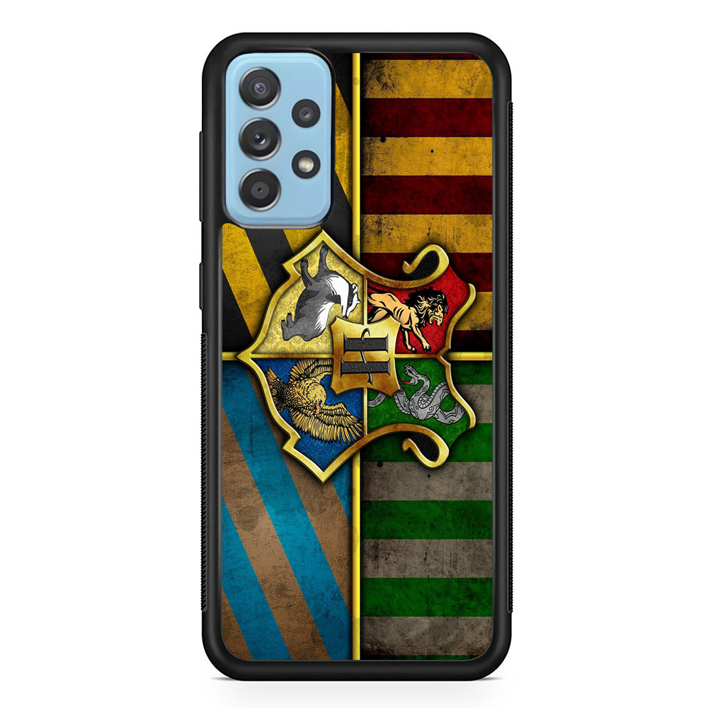 Harry Potter Hogwarts Symbol Flag Samsung Galaxy A52 Case