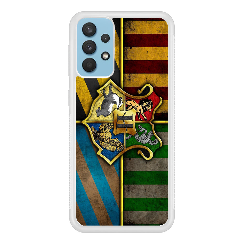 Harry Potter Hogwarts Symbol Flag Samsung Galaxy A32 Case