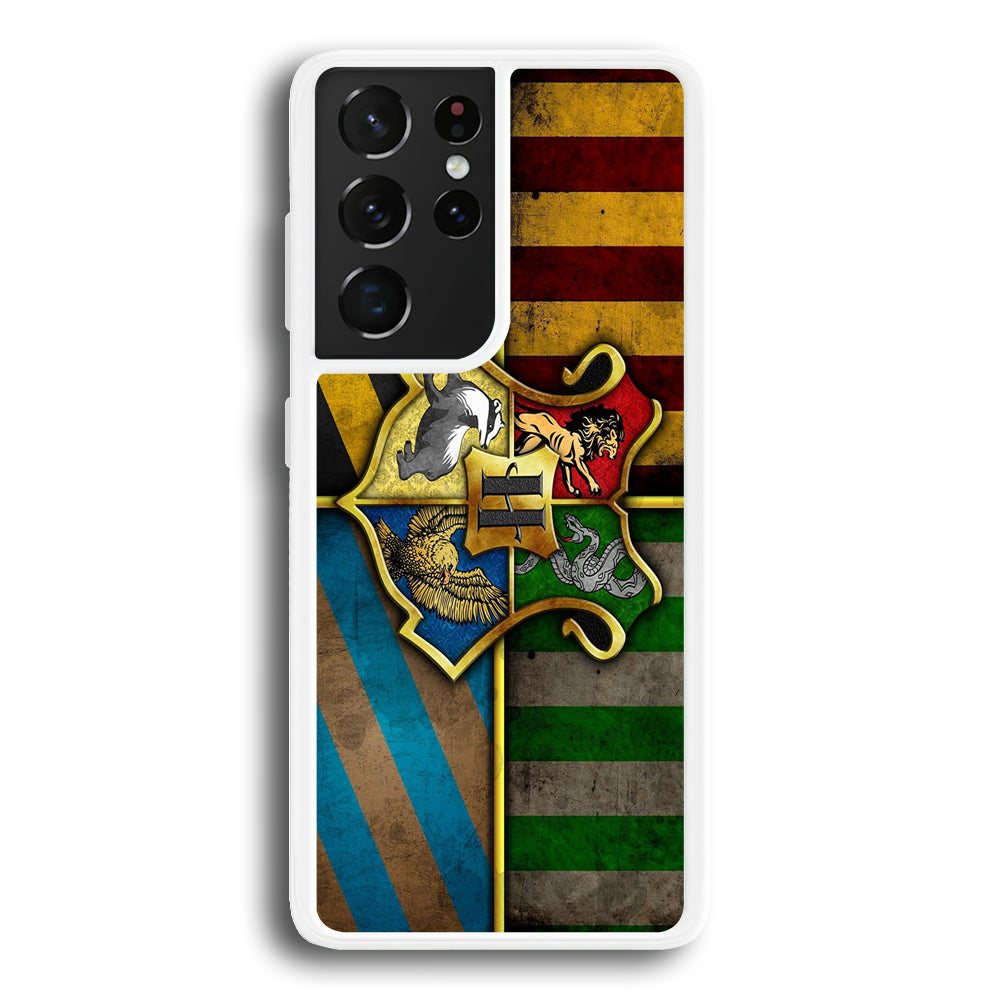 Harry Potter Hogwarts Symbol Flag Samsung Galaxy S21 Ultra Case