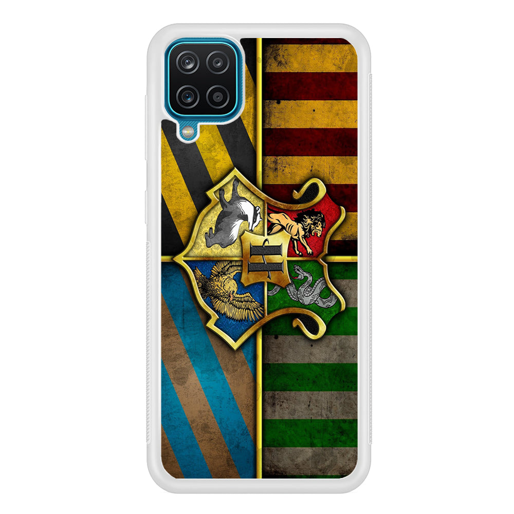 Harry Potter Hogwarts Symbol Flag Samsung Galaxy A12 Case