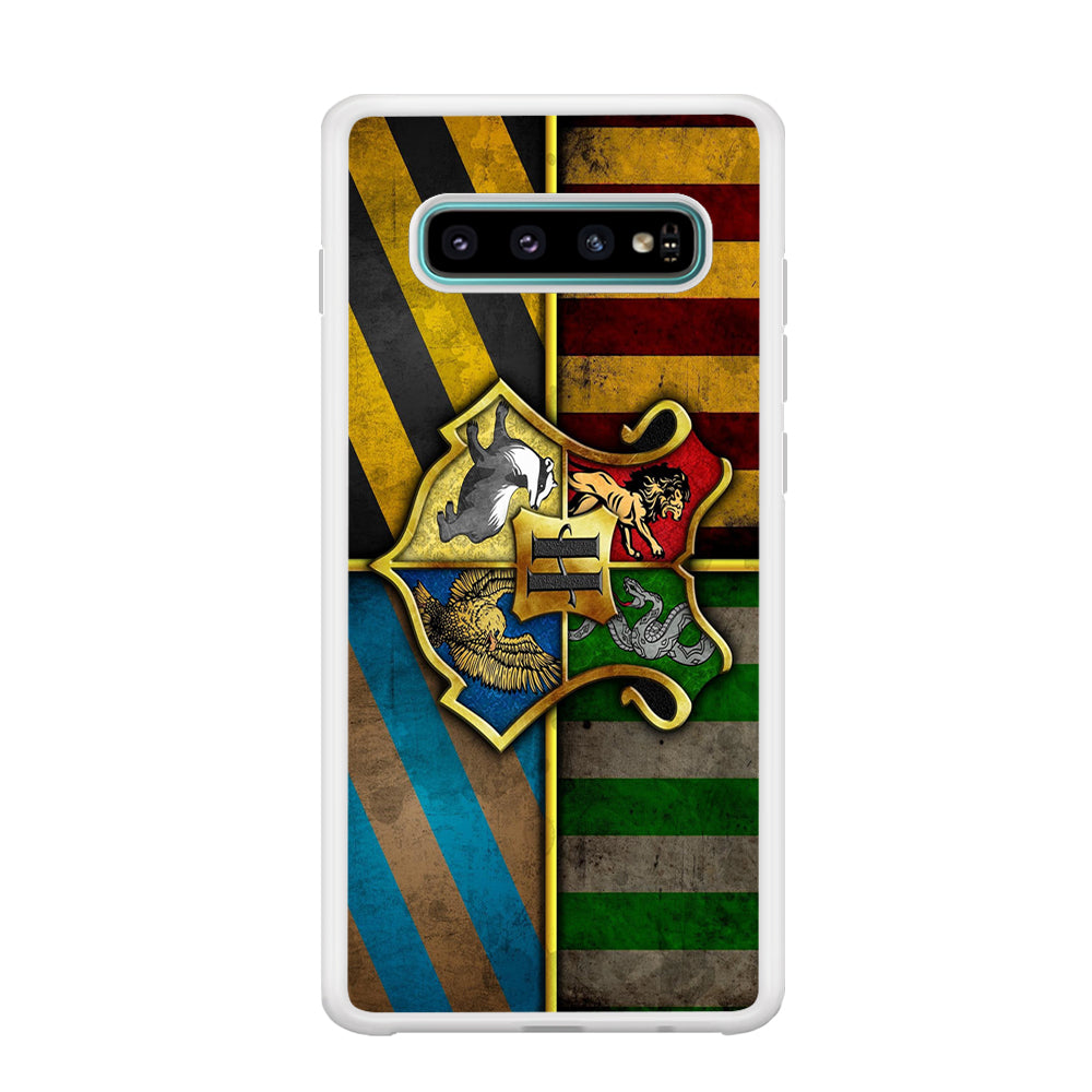 Harry Potter Hogwarts Symbol Flag Samsung Galaxy S10 Plus Case