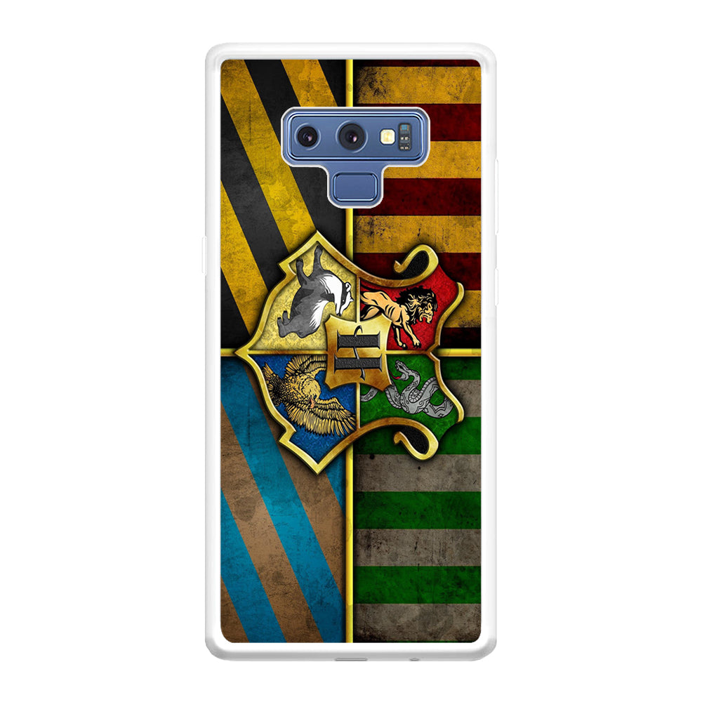 Harry Potter Hogwarts Symbol Flag Samsung Galaxy Note 9 Case