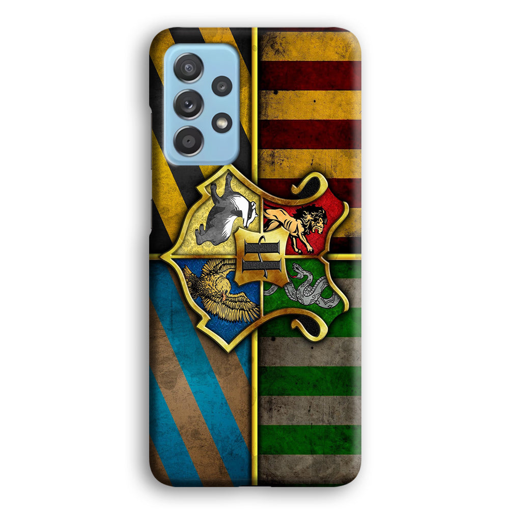 Harry Potter Hogwarts Symbol Flag Samsung Galaxy A52 Case