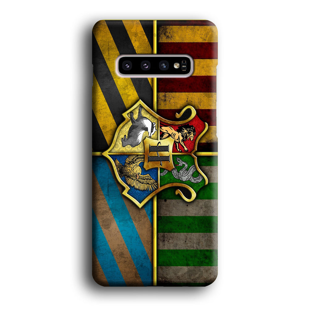 Harry Potter Hogwarts Symbol Flag Samsung Galaxy S10 Plus Case