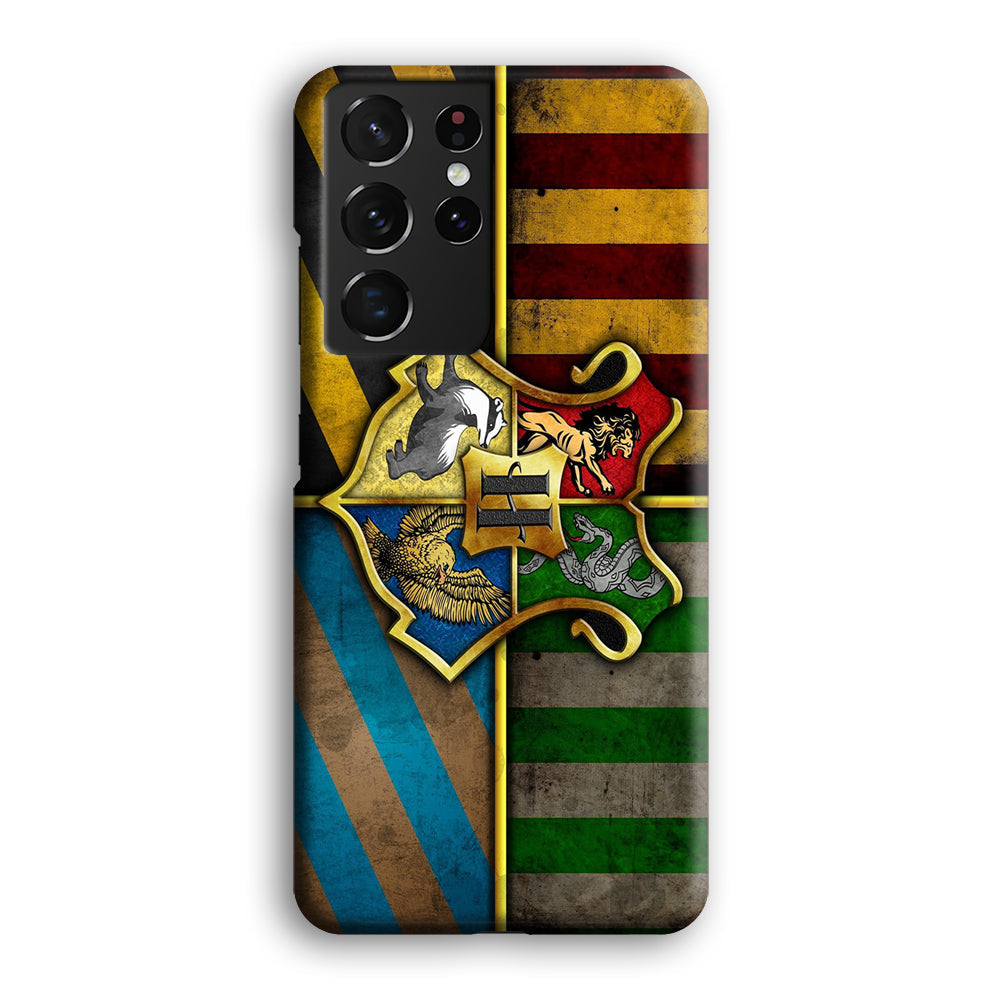 Harry Potter Hogwarts Symbol Flag Samsung Galaxy S23 Ultra Case