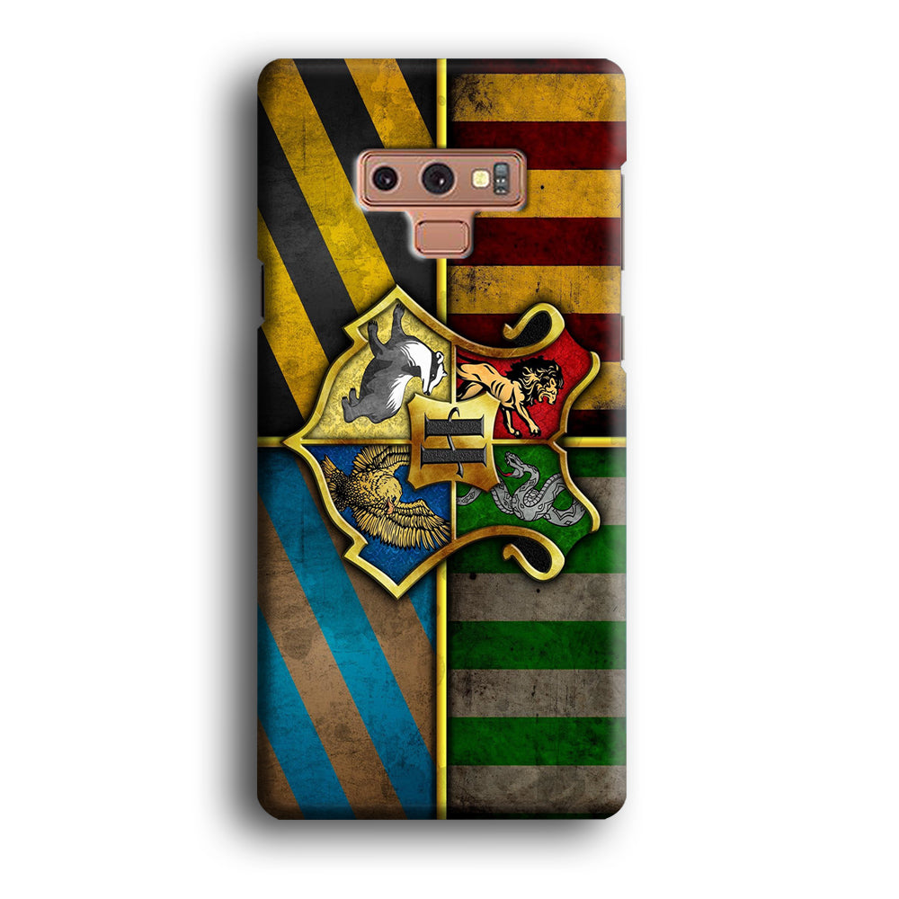 Harry Potter Hogwarts Symbol Flag Samsung Galaxy Note 9 Case