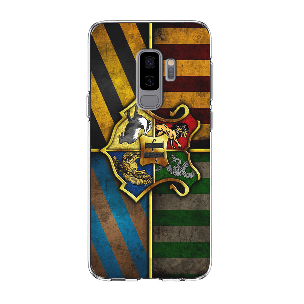 Harry Potter Hogwarts Symbol Flag Samsung Galaxy S9 Plus Case