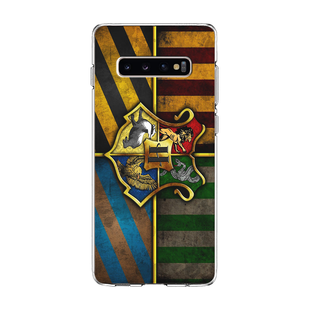 Harry Potter Hogwarts Symbol Flag Samsung Galaxy S10 Case