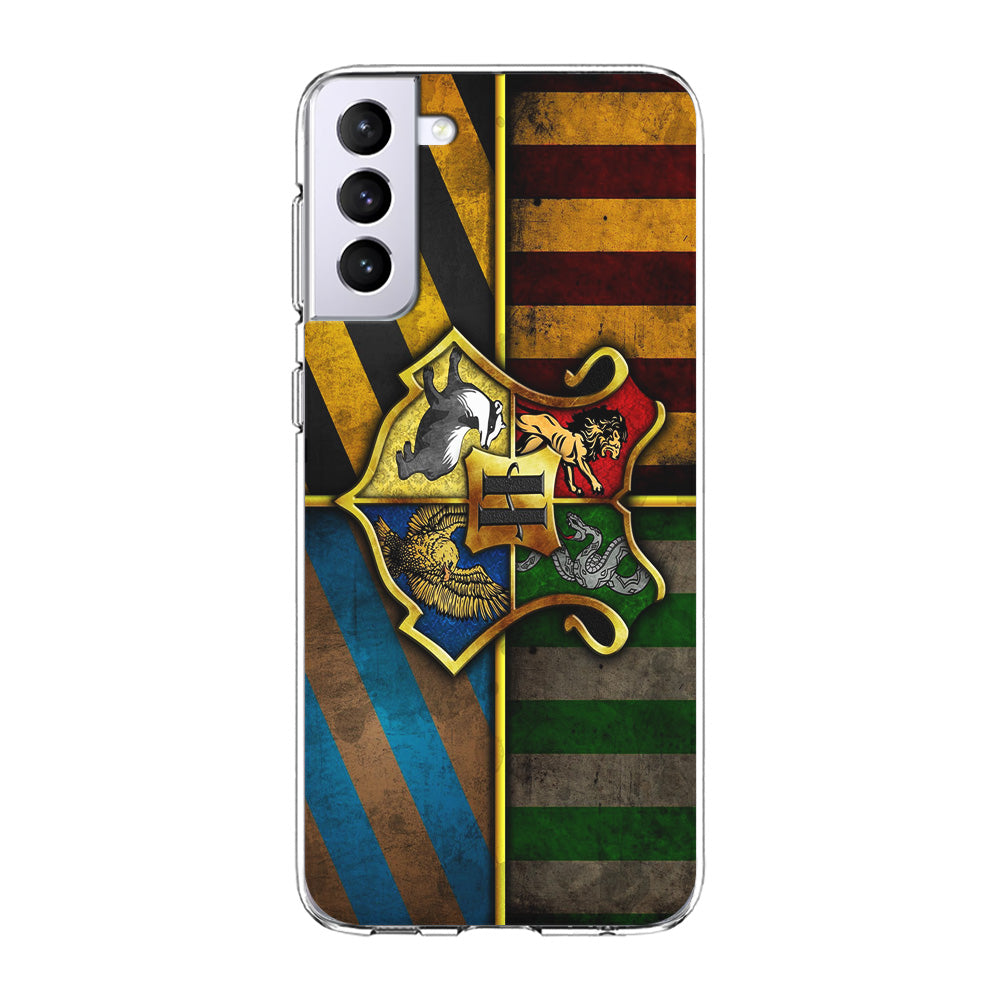 Harry Potter Hogwarts Symbol Flag Samsung Galaxy S21 Plus Case