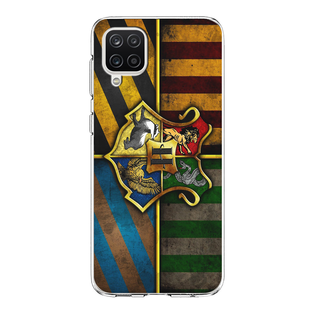 Harry Potter Hogwarts Symbol Flag Samsung Galaxy A12 Case