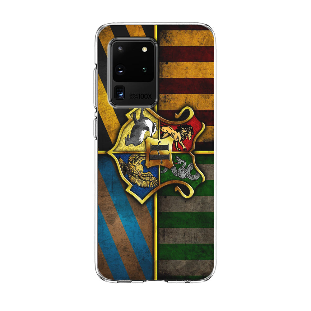 Harry Potter Hogwarts Symbol Flag Samsung Galaxy S20 Ultra Case