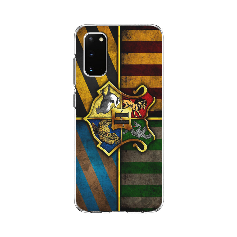 Harry Potter Hogwarts Symbol Flag Samsung Galaxy S20 Case