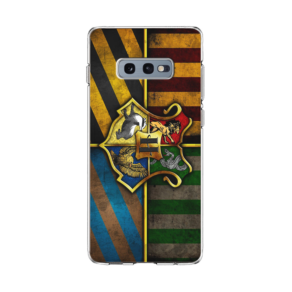 Harry Potter Hogwarts Symbol Flag Samsung Galaxy S10E Case