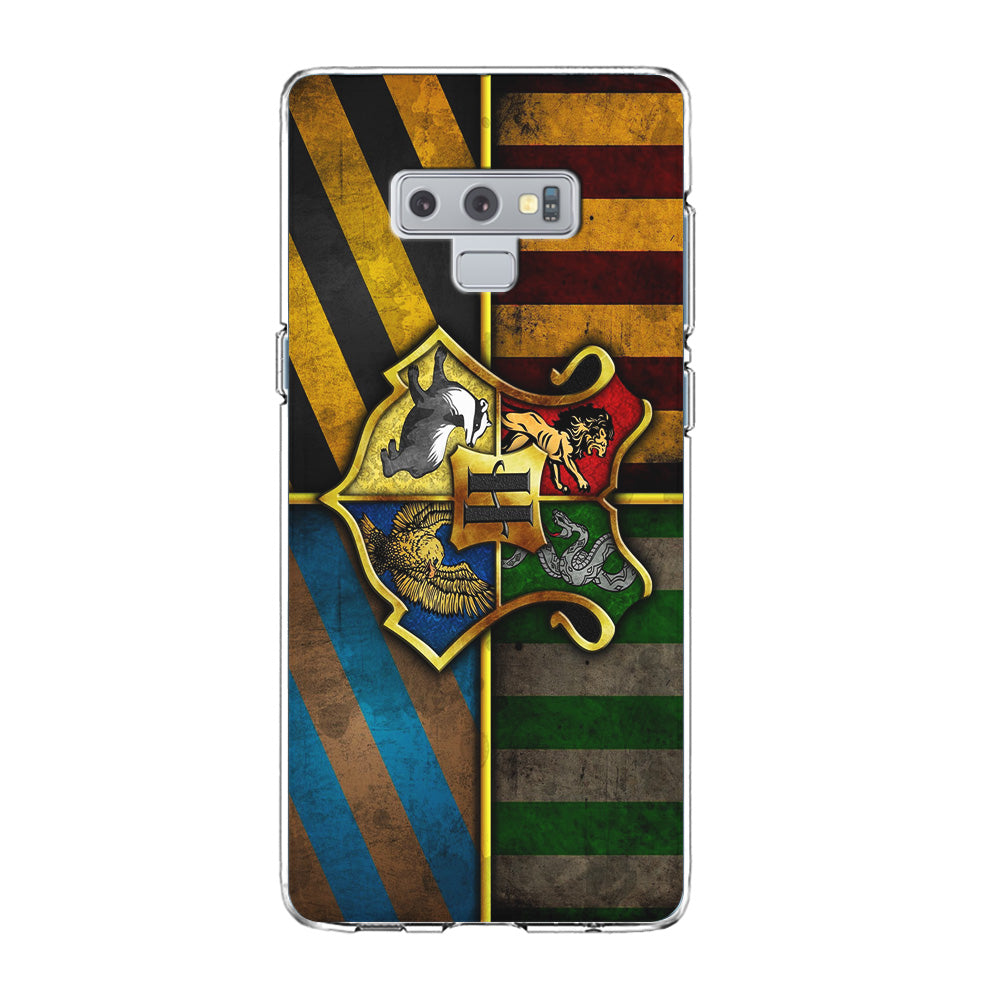 Harry Potter Hogwarts Symbol Flag Samsung Galaxy Note 9 Case