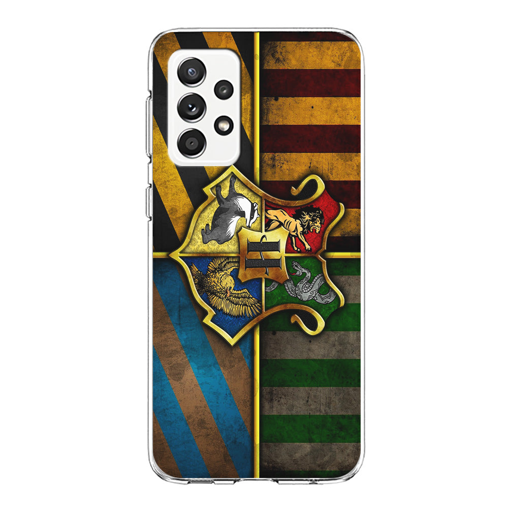 Harry Potter Hogwarts Symbol Flag Samsung Galaxy A52 Case