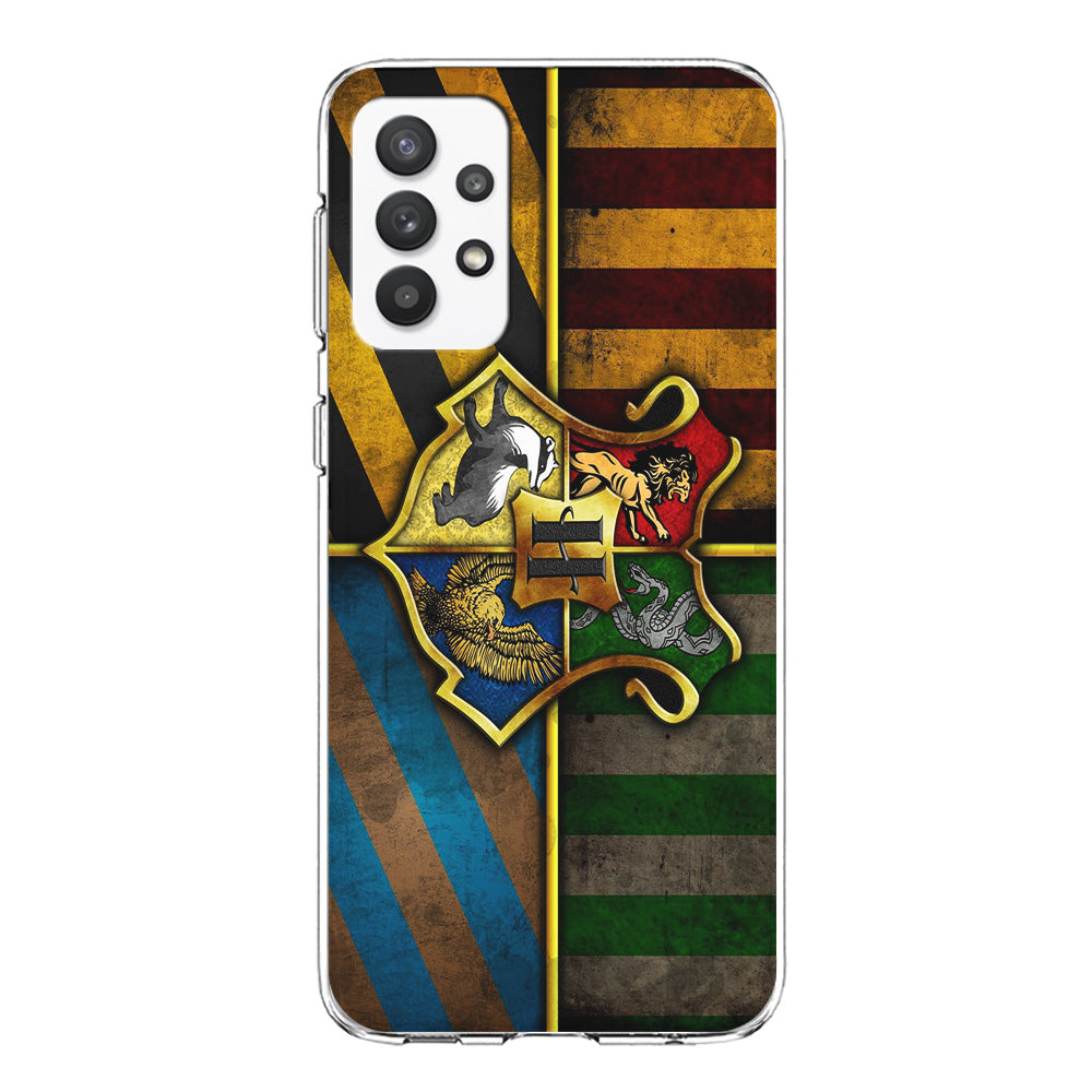 Harry Potter Hogwarts Symbol Flag Samsung Galaxy A32 Case