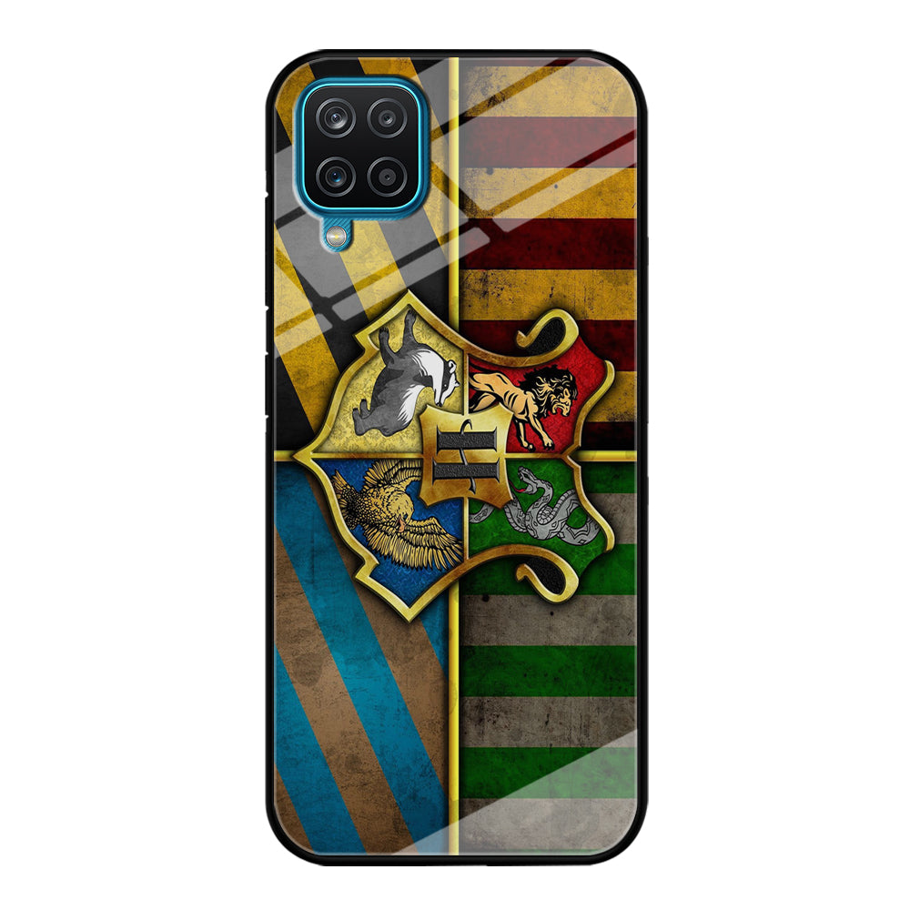 Harry Potter Hogwarts Symbol Flag Samsung Galaxy A12 Case