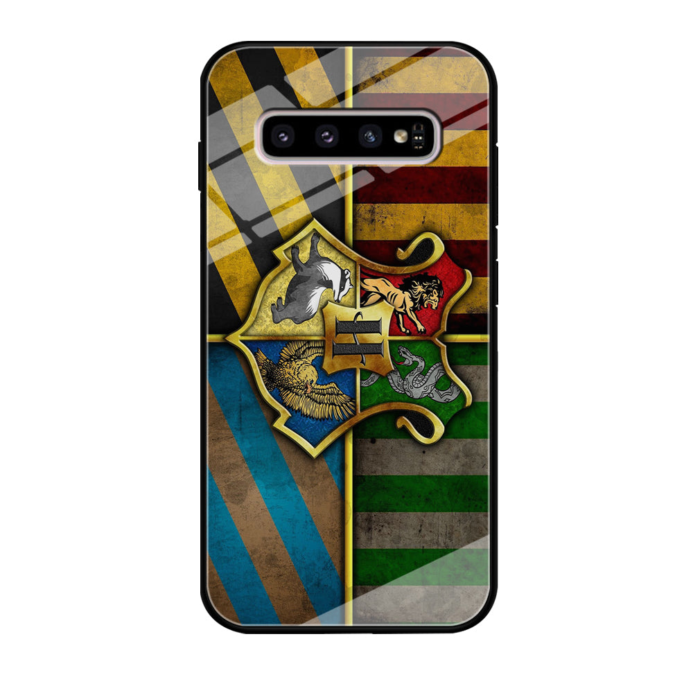 Harry Potter Hogwarts Symbol Flag Samsung Galaxy S10 Case