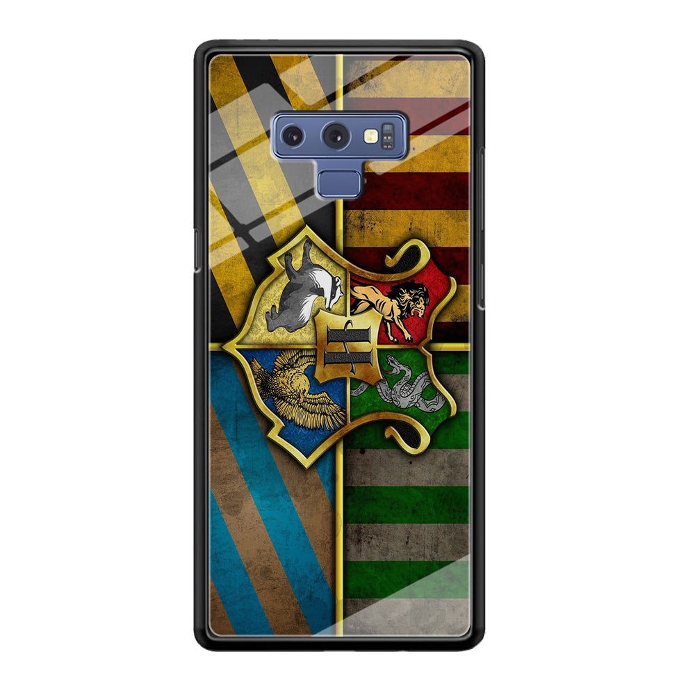 Harry Potter Hogwarts Symbol Flag Samsung Galaxy Note 9 Case