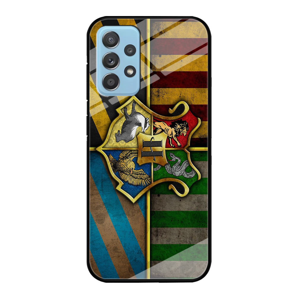 Harry Potter Hogwarts Symbol Flag Samsung Galaxy A52 Case