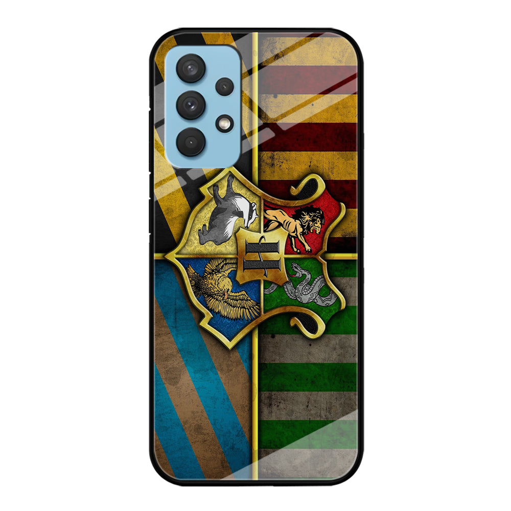 Harry Potter Hogwarts Symbol Flag Samsung Galaxy A32 Case