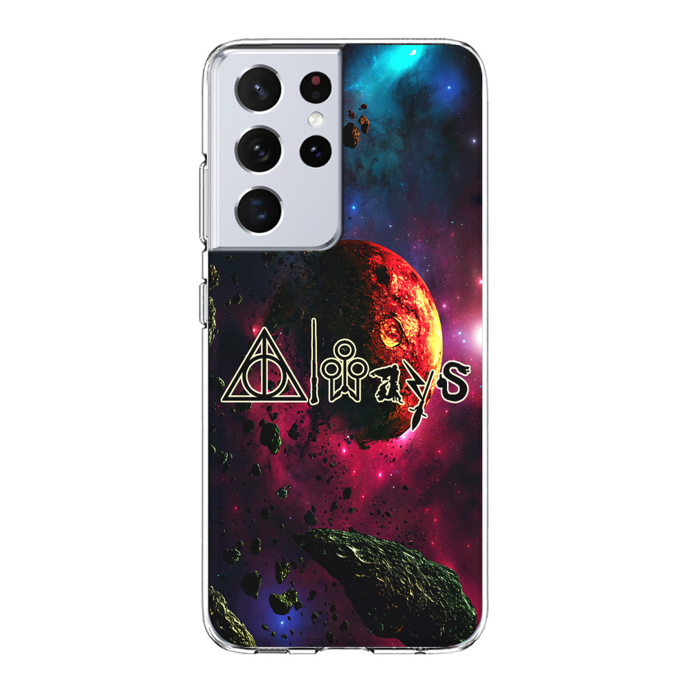 Harry Potter Symbol Galaxy Samsung Galaxy S22 Ultra Case