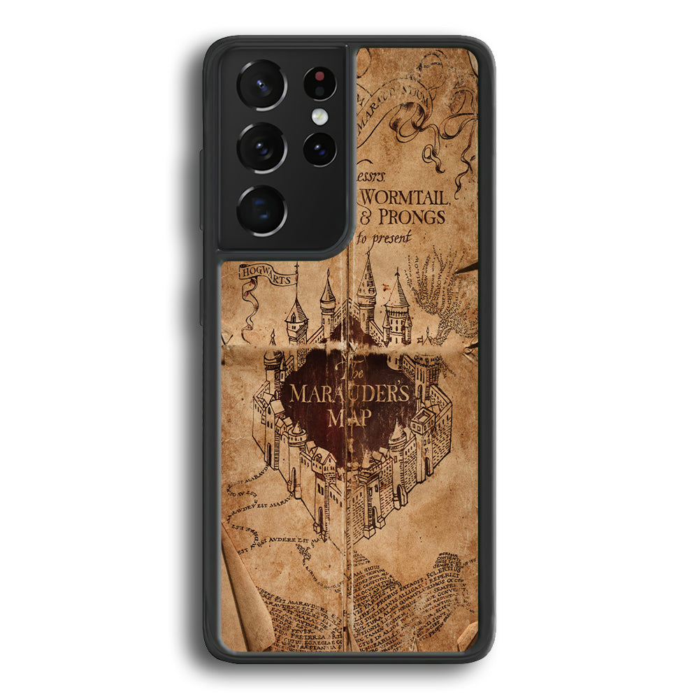 Harry Potter The Marauder's Map Samsung Galaxy S21 Ultra Case