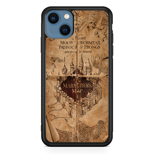 Harry Potter The Marauder's Map iPhone 14 Plus Case