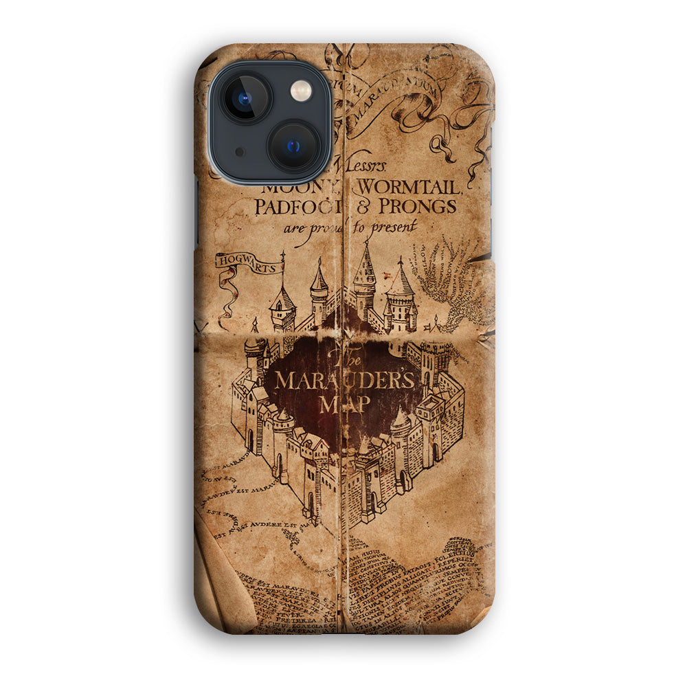 Harry Potter The Marauder's Map iPhone 14 Plus Case