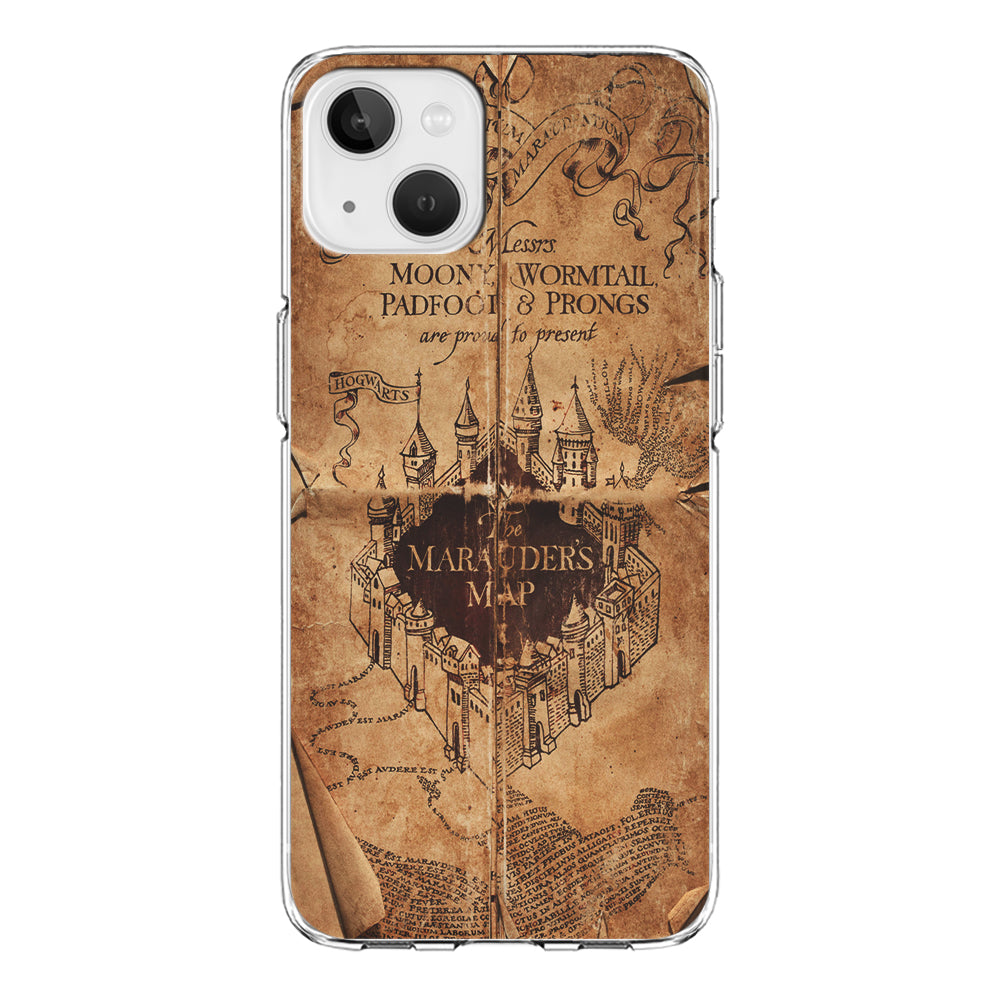 Harry Potter The Marauder's Map iPhone 14 Plus Case