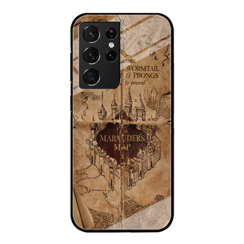 Harry Potter The Marauder's Map Samsung Galaxy S24 Ultra Case