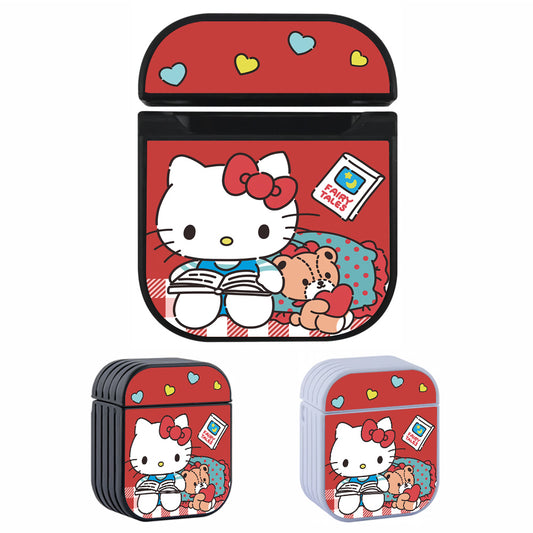 Hello Kitty Cute Pink Apple AirPods Case-AirPod Case-Altracase