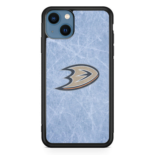 Hockey Anaheim Ducks NHL 001 iPhone 14 Plus Case-Phone Case-Rubber Black (2D Case)-Altracase