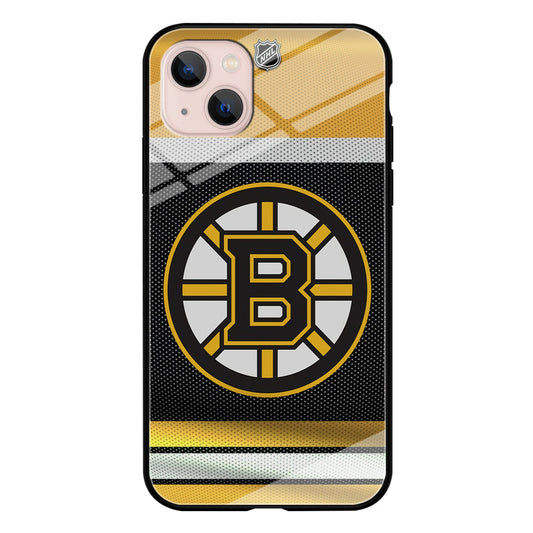 Hockey Boston Bruins NHL 002 iPhone 14 Case-Phone Case-Tempered Glass Case-Altracase