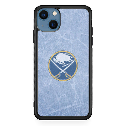 Hockey Buffalo Sabres NHL 002 iPhone 14 Plus Case-Phone Case-Rubber Black (2D Case)-Altracase