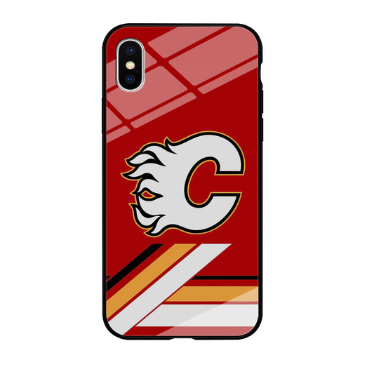 Hockey Calgary Flames NHL 002 iPhone Xs Case