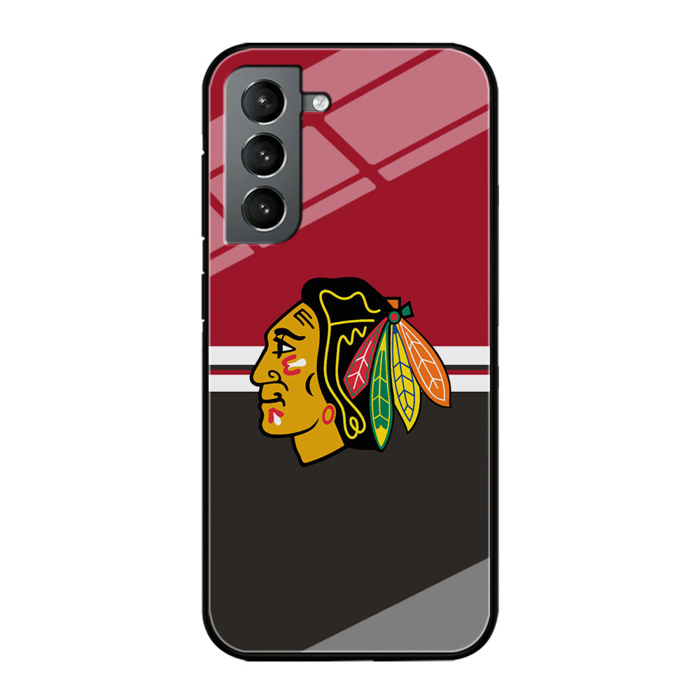 Hockey Chicago Blackhawks NHL 001 Samsung Galaxy S24 Case-Phone Case-Tempered Glass Case-Altracase