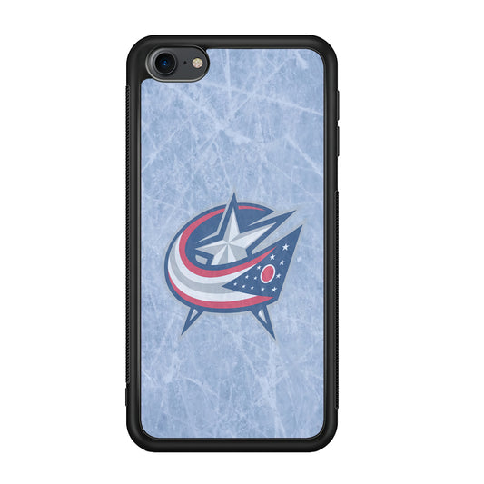 Hockey Columbus Blue Jackets NHL 001 iPod Touch 6 Case-Phone Case-Rubber White (2D Case)-Altracase
