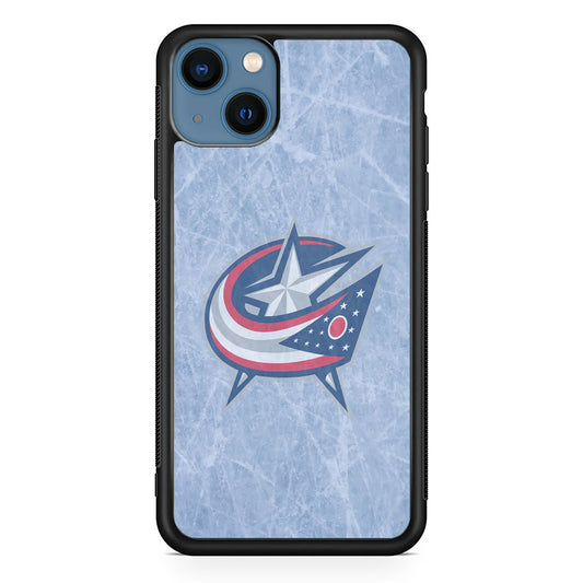 Hockey Columbus Blue Jackets NHL 001 iPhone 14 Plus Case-Phone Case-Rubber Black (2D Case)-Altracase